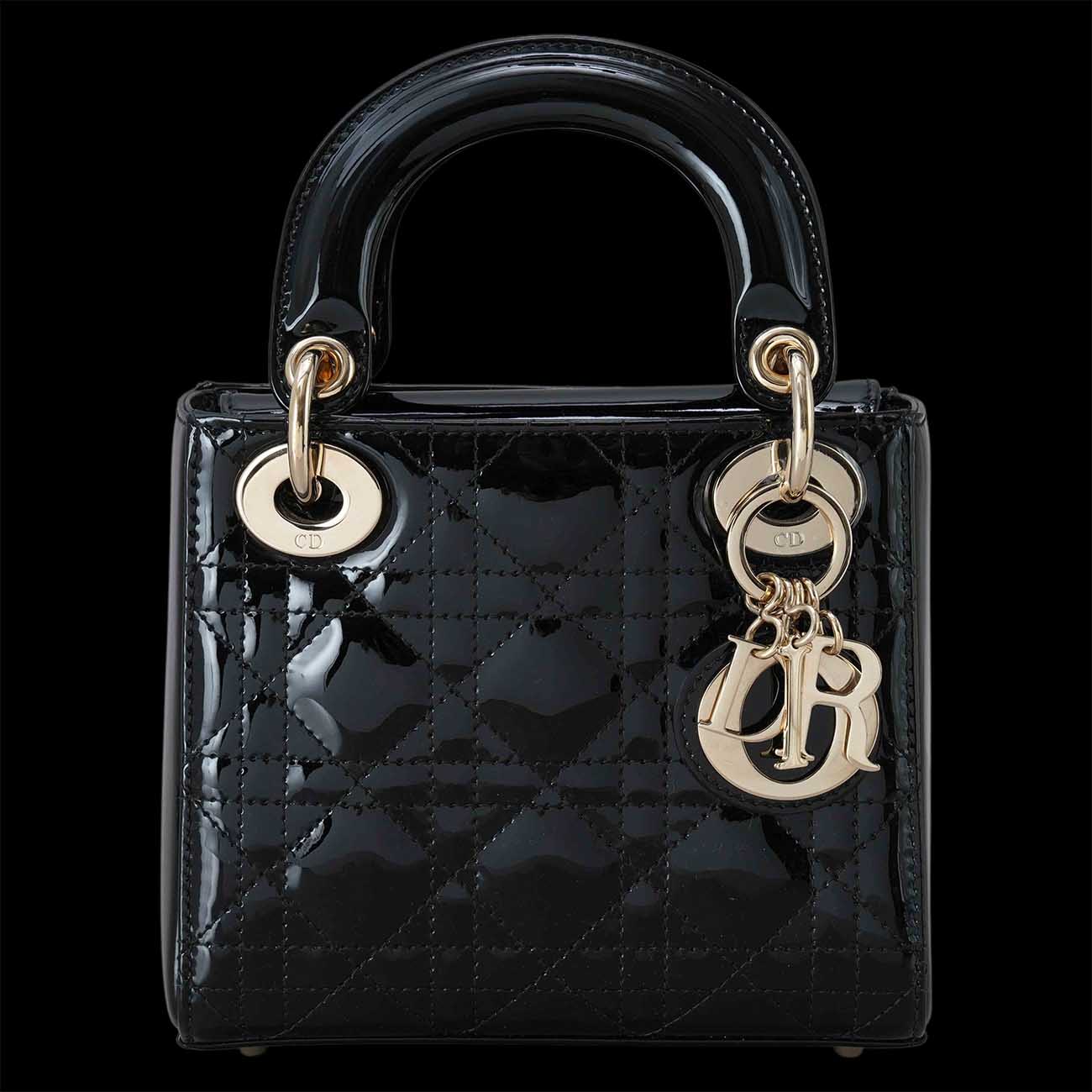 CHRISTIAN DIOR(USED)크리스찬디올 레이디디올 페이던트 미니백